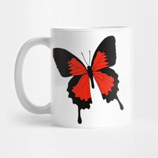 Red Butterfly Mug